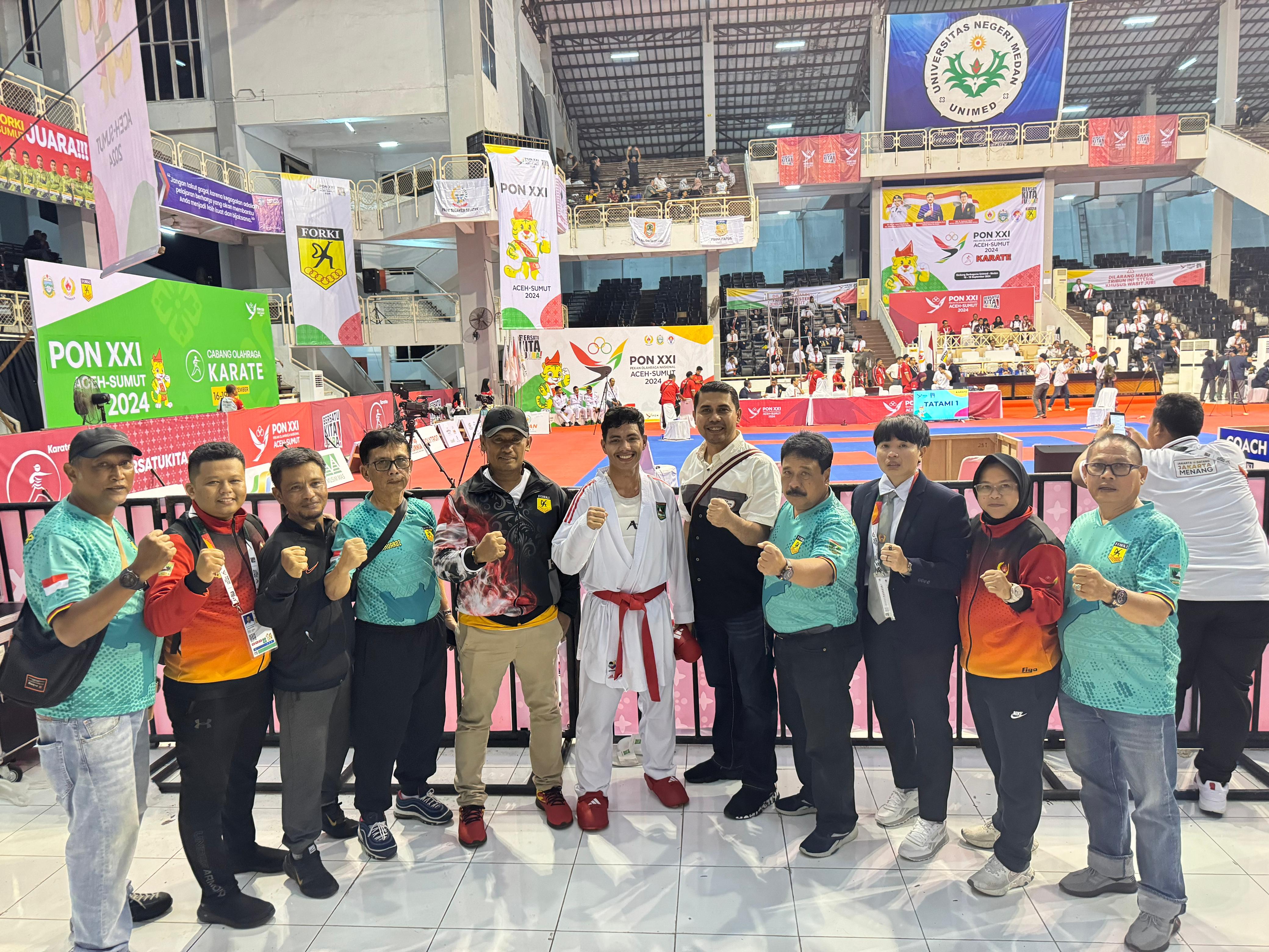 *Anggota Brimob Polda Sumbar Raih Medali Perunggu dalam Karate di PON XXI Aceh-Sumut*