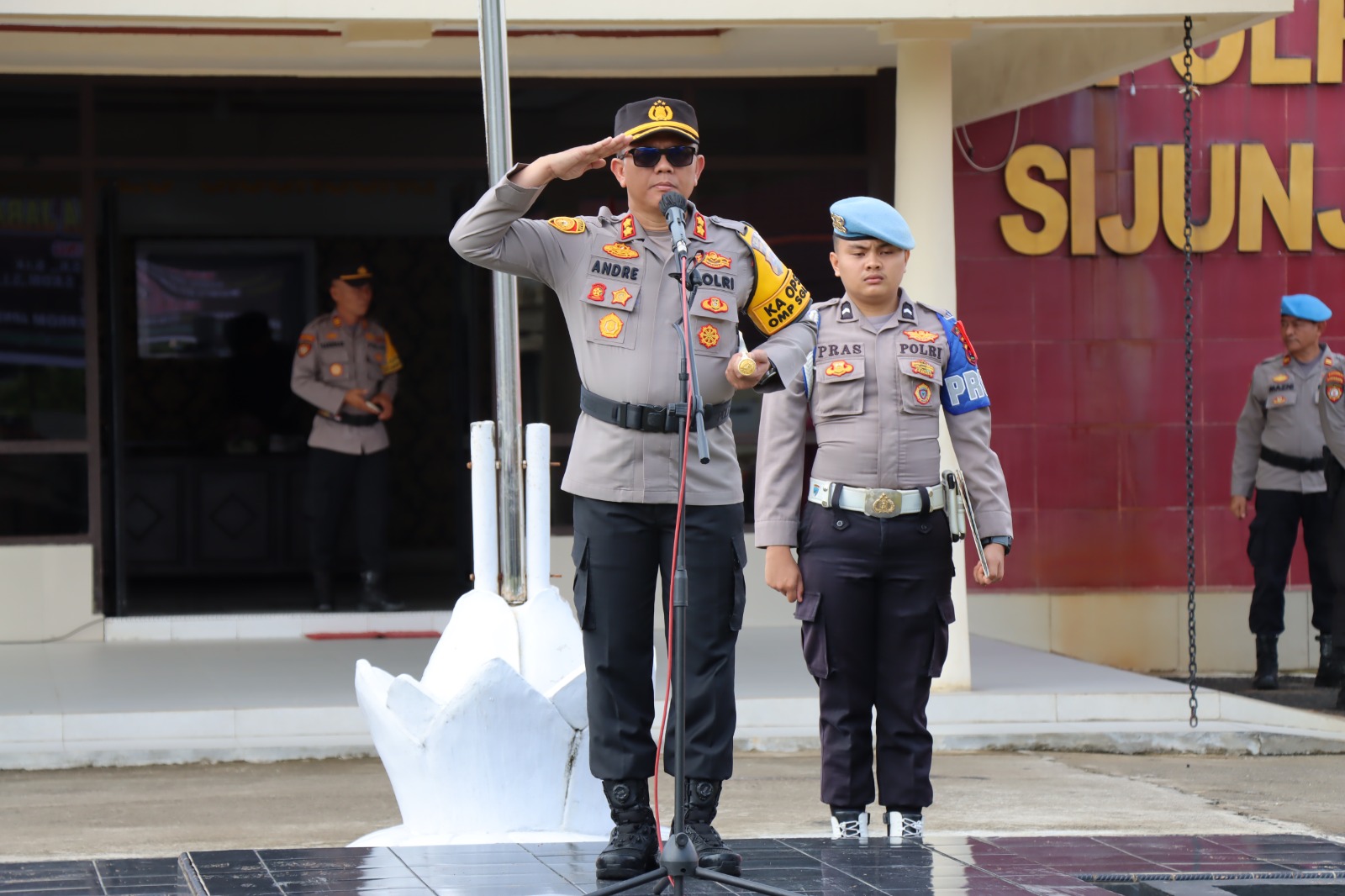 Polres Sijunjung Gelar Sertijab Waka Polres dan Kapolsek Koto VII