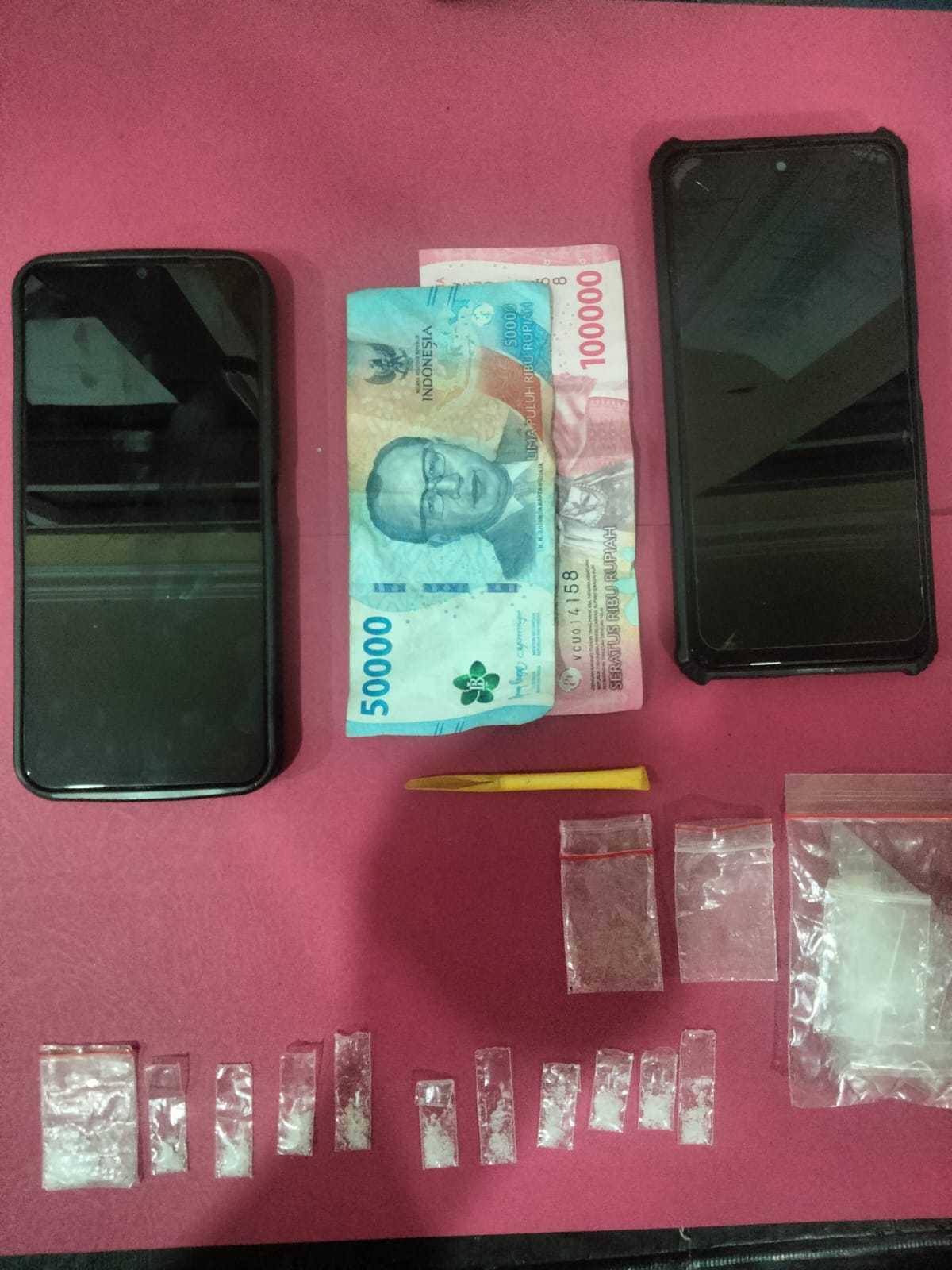 Satresnarkoba Polres Dharmasraya Ungkap Kasus Narkoba Golongan I Jenis Sabu