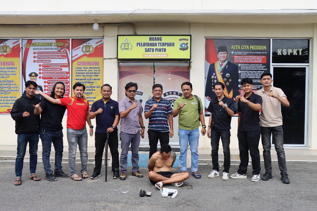 Residivis Bertato Kupu-Kupu Kembali Ditangkap Sat. ResNarkoba Polres Sijunjung