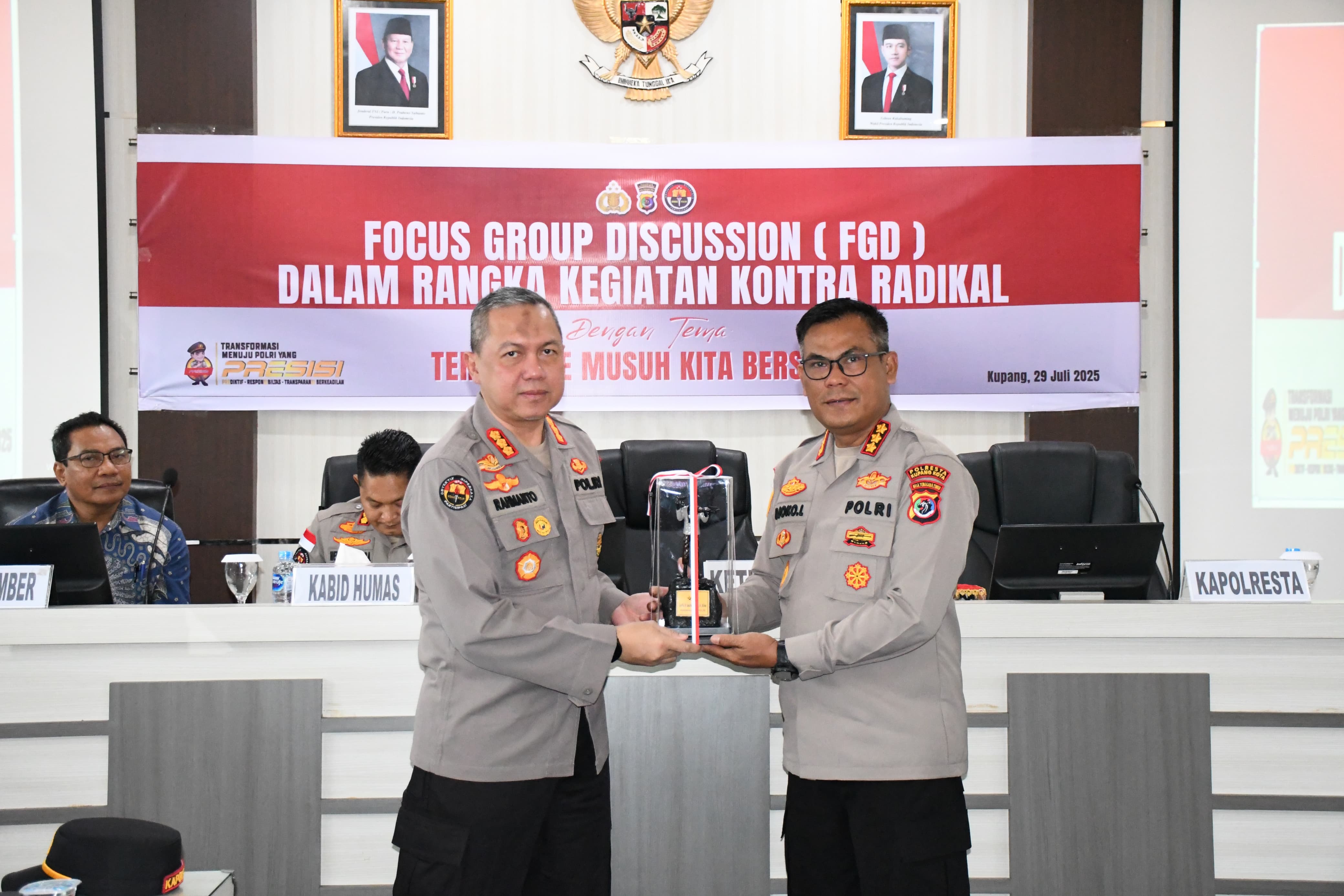 *Sinergi Tangkal Radikalisme, Polri Gelar FGD di Kupang Bertema “Teroris Musuh Kita Bersama”*